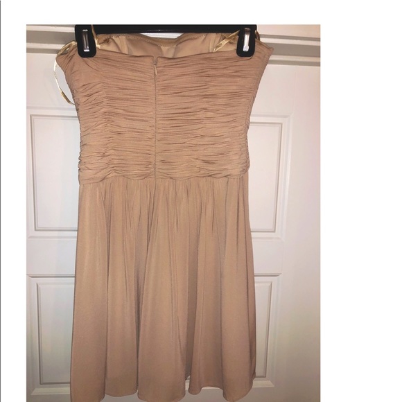 BCBG MaxAzria nude strapless dress. Size 4 - Picture 4 of 5